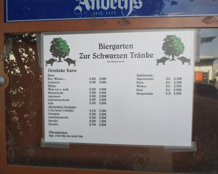 Biergarten "zur Schwarzen Tranke"